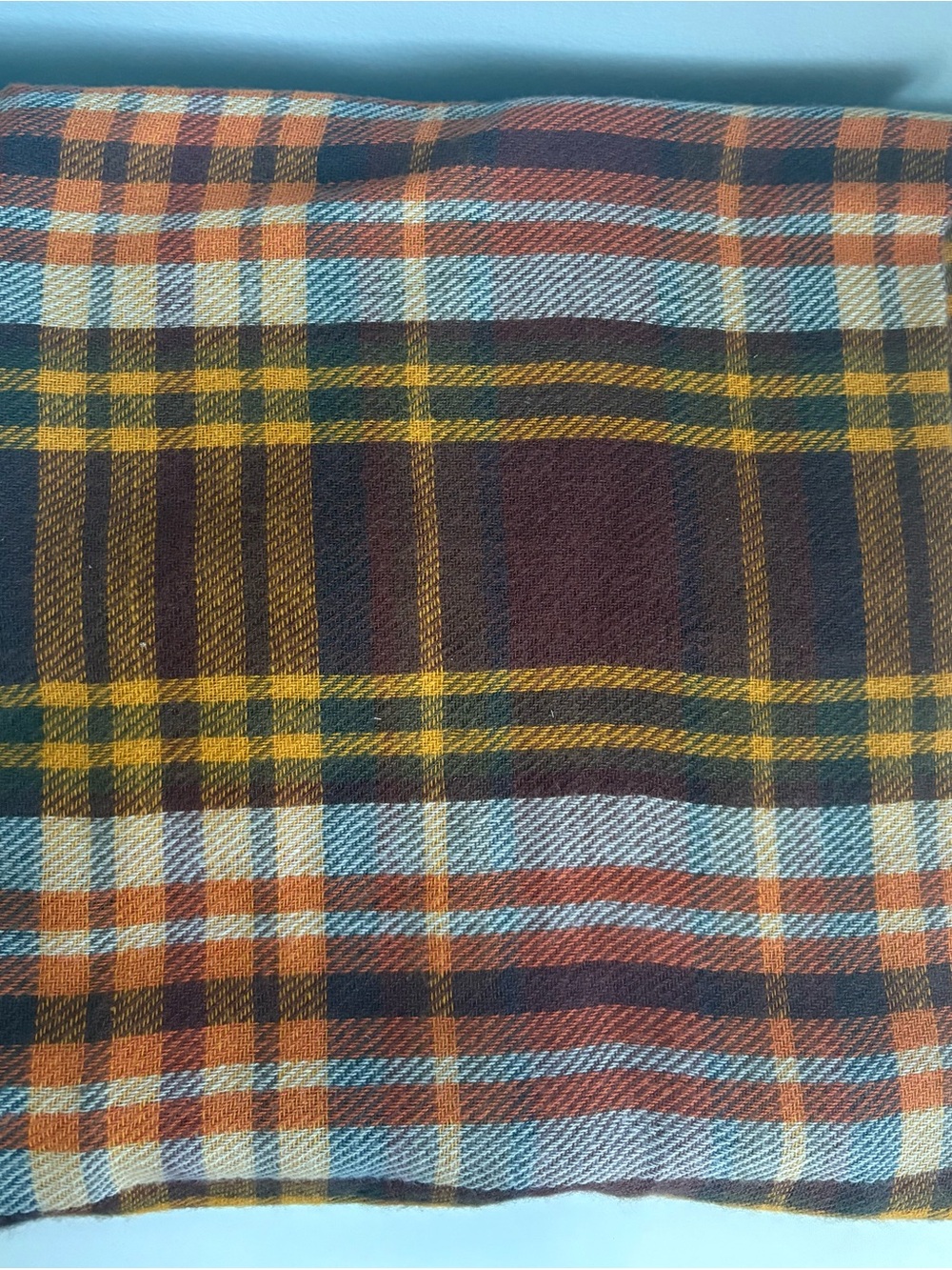 Oversized Autumn Tartan Blanket Scarf Shawl